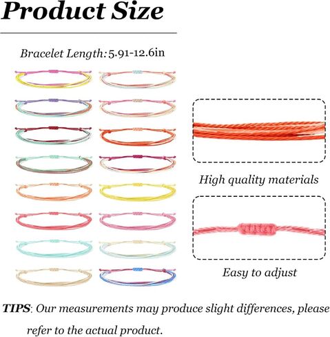 Roe Dolph String Bracelets For Men Waterproof Summer Bracelet Wave Surfer Bracelets Adjustable Beach Bracelets For Guy in Saudi Arabia