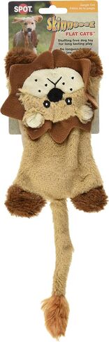 SPOT Skinneeez Flat Cats Assorted 12-Inch Stuffingless Dog Toy in Saudi Arabia