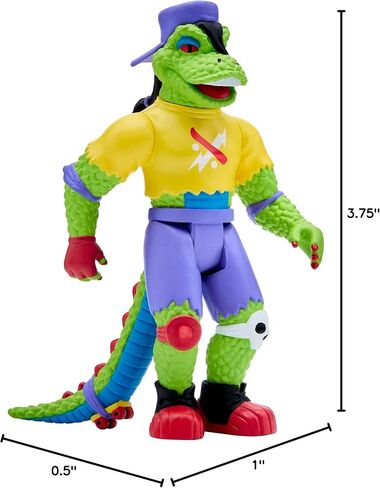 Super7 Super7 Teenage Mutant Ninja Turtles Slash - 3.75 "TMNT Action Figure مع إكسسوارات المقتنيات الكرتونية الكلاسيكية in Saudi Arabia