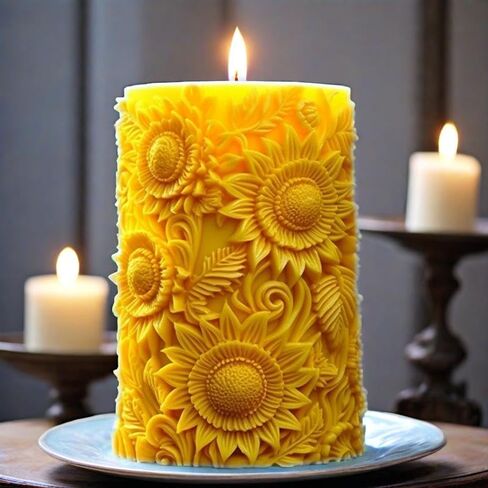 نغمة المرح 10pcs 3d أصغر من الشمعة قوالب السيليكون لصنع الشموع والراتنج والشموع العطرية والصابون الشمع المصنوع يدويًا وديكور المنزل وعفن الحلوى الكعكة in Saudi Arabia