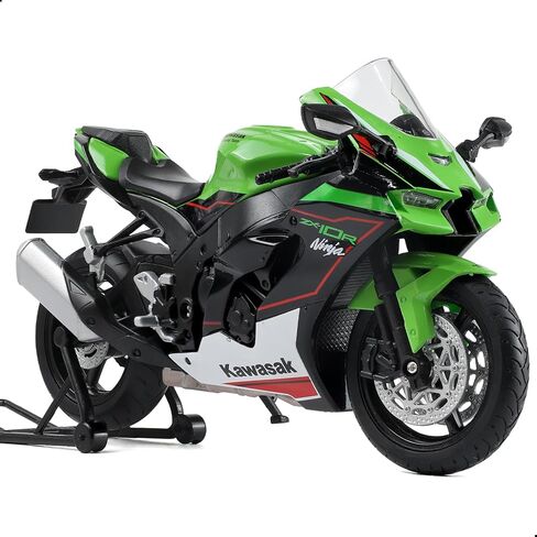 1/12 Kawasak Ninja Motorcycle Model Toy Mini Alloy Metal Diecast Motorcycle Model Blue Motorcycle Model Toy Sport Motorcycle Racing Model Collection Gift for Men Kid Boy (ZX-6R) in Saudi Arabia