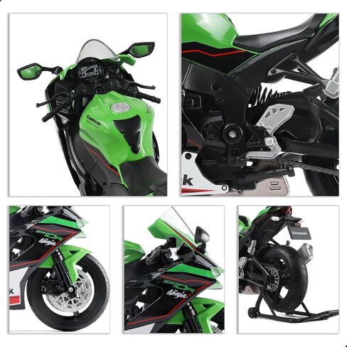 1/12 Kawasak Ninja Motorcycle Model Toy Mini Alloy Metal Diecast Motorcycle Model Blue Motorcycle Model Toy Sport Motorcycle Racing Model Collection Gift for Men Kid Boy (ZX-6R) in Saudi Arabia