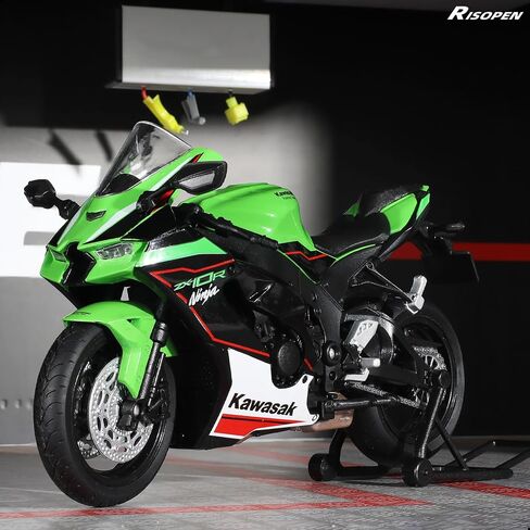 1/12 Kawasak Ninja Motorcycle Model Toy Mini Alloy Metal Diecast Motorcycle Model Blue Motorcycle Model Toy Sport Motorcycle Racing Model Collection Gift for Men Kid Boy (ZX-6R) in Saudi Arabia