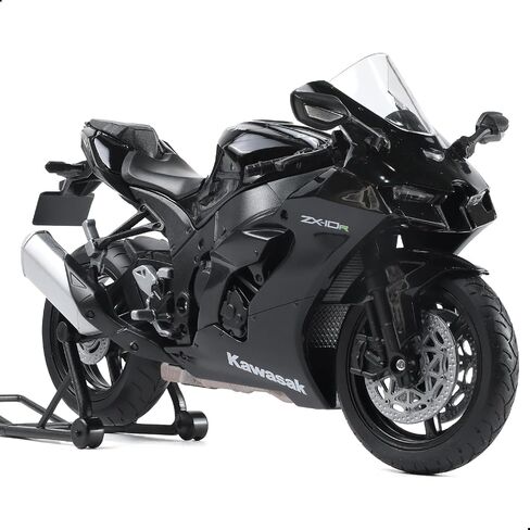 1/12 Kawasak Ninja Motorcycle Model Toy Mini Alloy Metal Diecast Motorcycle Model Blue Motorcycle Model Toy Sport Motorcycle Racing Model Collection Gift for Men Kid Boy (ZX-6R) in Saudi Arabia