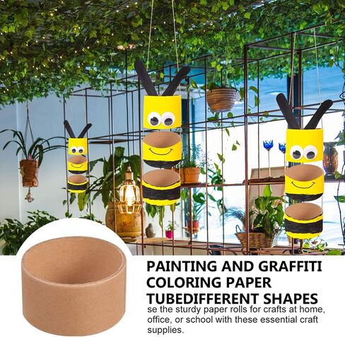 20pcs مستديرة من الورق المقوى أنابيب DIY الورق الحرفي لفات الأطفال الطلاء أنبوب الرسم للأطفال Artcraft Project in Saudi Arabia