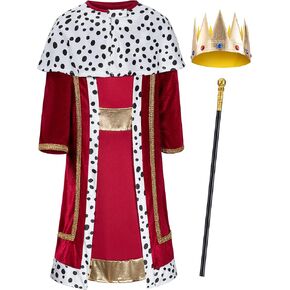 Tokyo Revengers Kids King Costume 3 Kings Cosutme Prince Robe Nativity Costume Cosplay Outfit Explay.