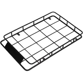 RC Car Roof Luggage Rack Iron Luggage Carrier Roof Rack Luggage Carrier Tray SCX10 1/10 RC Crawler Model Car Accessories