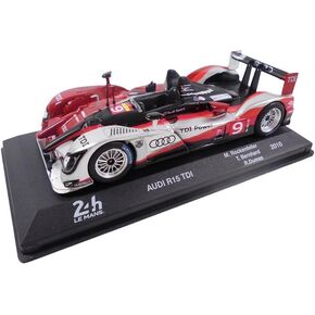 OPO 10 - Collectible Miniature car 24H LE Mans 1/43 Compatible with Audi R15 TDI 2010 - ALA33