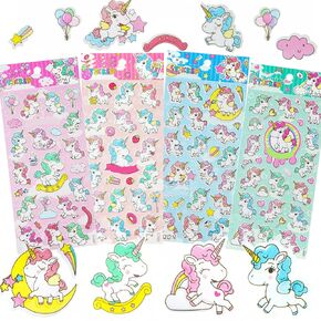 Cute Fashion Stickers Decals for Laptop, Water Bottle, Hydroflasks, Scapbooking, Planner Pack for Teens, Girls, Kids - Pack of 4