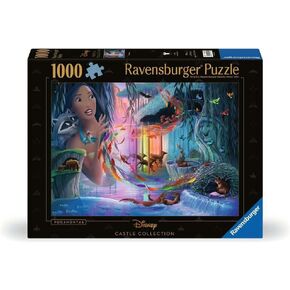 مجموعة قلعة Ravensburger Disney - Pocahontas 1000 قطعة Jigsaw Puzzle | تقنية Softclick الفريدة | جاذبية الصور | مثالي لمحبي ديزني
