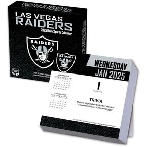Turner Sports Las Vegas Raiders 2025 Box Calendar (25998053043)