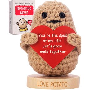House Warming Gifts - The Cheerful Spud: New Home Edition | Cute Potato with 30 Signs for New 1st Time Homeowners - Housewarming Gift for New Apartment, New Home Gift Idea for New Neighbors or Friends