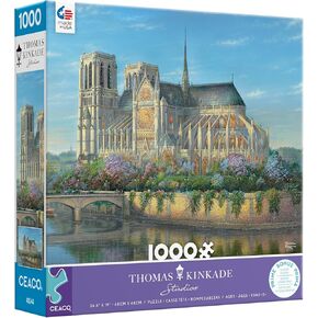 Ceaco - Thomas Kinkade - Notre Dame - 1000 قطعة Jigsaw Puzzle