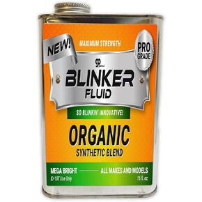 Blinker Fluid - Professional Grade - Gag Gag Gift Car Prank - Funder Steel Thin Car Joke - 32oz من Flinker Fluid - جيد لـ 100،000 يومض.