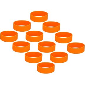 patikil مرنة تسامي Tumplers حاملات الحامل ، 12 pcs السيليكون مقاوم للحرارة حلقة ورقة التفاف لحلقة 20oz تومل ل DIY الحرف الأرجواني