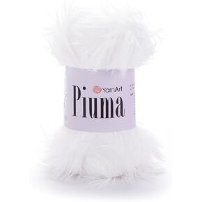 Yarnart Piuma Eyelash Polyester Bolyester Yarn - Crochet & Knitting Nitle Friendle ، مثالي لأميجورومي ، أفخم ، ومشاريع متينة ولامعة (4406) in Kuwait