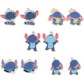 12pcs هدايا سحر كرتون لطيف Ohana escome accessories Angel angel for Jewelry Making Diy Crafts