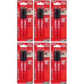 Milwaukee 48-22-3105 Black Fine Point Inkzall Marker (6 pairs)