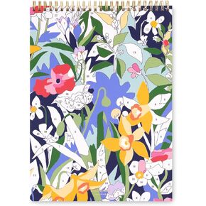 حكمت Kate Spade New York الكلية الكبيرة دفتر ملاحظات ، أفضل دفتر حلزوني مع 160 صفحة ، 11.75 "× 8.5" وسادة الكتابة ، الطلاء بالأرقام
