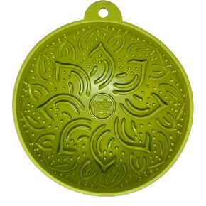 Sodapup Garden Tipsy Bowl Emat-وحدة تغذية متينة لعق متينة مصنوعة في الولايات المتحدة الأمريكية من المطاط غير السامة ، الآمن للحيوانات الأليفة ، مطاط آمن للطعام للتحفيز العقلي ، وتجنب التغذية ، والتهدئة ، والمزيد
