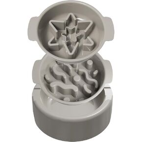 أوعية 3 في 1 بطيئة تغذية الكلب المقعدة للأكل السريع ، وعاء الكلب القابل للتغيير لإبطاء الأكل ، وأطباق الطعام للحيوانات الأليفة المتاهة للأطعمة النيئة الجافة الرطب ، ومغذيات الألغاز الحلزونية لجرو صغير متوسطة كبيرة in Kuwait