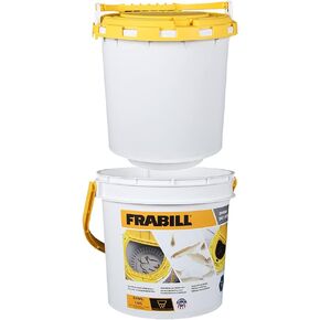 Frabill Bait Box with Aerator | Live Bait Storage Cooler with Portable Aerator | 8-Quart Capacity
