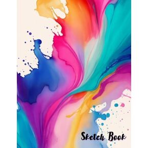 Sketchbook SketchPad Notebook للكتابة أو الرسم أو الرسم أو الرسم أو التعرف على الأطفال والمراهقين والبالغين | Sketchbook Journal White Paper 8.5 "x ... (Journal ، Book ، Handbook ، Forkbook)