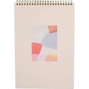 Fringe Studio Sketchbook ، Canvas Abstract ، covercloth clover flex cover ، 7.75 "× 11.25" ، 40 ورقة ورق حجرية مثقبة ، مجموعة قماش (594068)