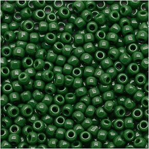 حبات بذرة Toho Round 11/0#47H - Pine Pine Green (8 غرام)