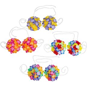 HAWAIIAN LUAU FLOWER BRAS - Apparel Accessories - 12 Pieces