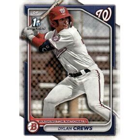 2024 Topps Bowman Dylan Crews #BP23 1st Bowman Rookie RC Baseball Card