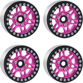 4PCS Aluminum 1.9" High Mass RC Beadlock Wheel Hubs for 1/10 RC Crawler Car TRAXXAS TRX4 TRX6 Axial SCX10 Tamiya CC01