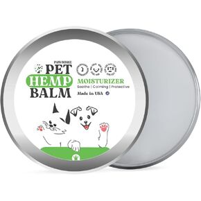 Pet Hemp Balm للكلاب والقطط - التهدئة ، الكفوف والأنوف الجافة - مرطب المخلب والأنف الطبيعي مع مكونات الشفاء - حامي PAW الكلب العضوي من أجل الطقس القاسي - لعق آمن