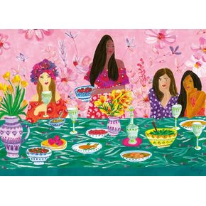 Wonder Forge Ladies 'Brunch 1000 قطعة بانوراما للألغاز للبالغين | فريدة من نوعها ، وملفات مثالية | الممتعة ، صور نابضة بالحياة | أمازون الحصري