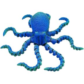 2024 3D-Printed Octopus Toy,3D Printed Gift DIY Creative Ornament Toys Home Decor Gifts (E,24cm)