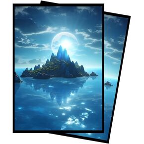 أكمام بطاقة Lotus MTG - 100 أكمام TCG ذات الحجم القياسي - متوافقة مع Magic the Gathering ، Lorcana - Double Sleeving - تصميم الفن الأصلي ، الحماية المتميزة