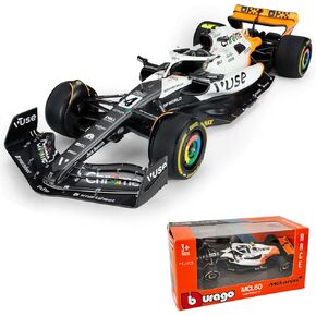 BBURAGO 1/43 SCALE Formula 1 McLaren F1 MCL60 Monaco Grand Prix Collection - #81 Oscar Piastri