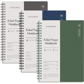 Emshoi 6 Pack مبطن دفتر Notebook 7.48 "x 10