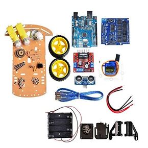 Avoidance Tracking Motor Smart Robot Car Chassis Kit Speed Encoder Box 2WD Module