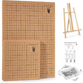 Micosim 53 PCS Macrame Board مع حامل ودرجات T للتجديف والحبال ， لوحة مشروع MACRAMé لتجميل إنشاء MACRAME و KNOTTIN
