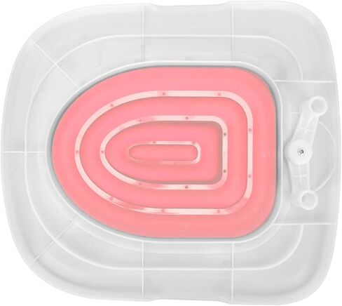 Cat Toilet Training Kit, Pet Supply, Strong Bearing Capacity, Removable Design, Reusable Cat Toilet Trainer and Shapes Toilets, Train Your Cat to Use Toilet(White & Grey) in Saudi Arabia
