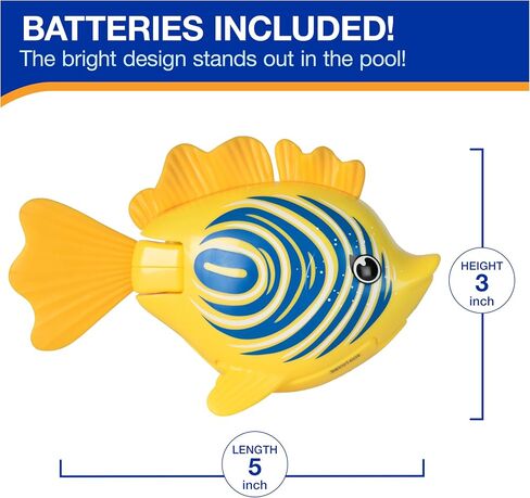 SwimWays Rainbow Reef Fish Toy, Kids Swimming Accessories & Water Toys, Learn to Swim Pool Toys for Kids Ages 5 & Up, Batteries Included, Lebron Waves in Saudi Arabia