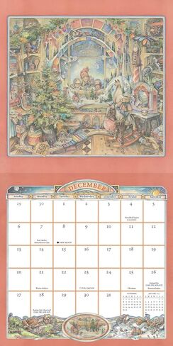 The Cobblestone Way 2026 Wall Calendar ، التقويم الفني لمدة 16 شهرًا من تأليف Kim Jacobs ، 12 "× 12" in Kuwait