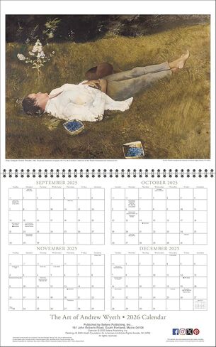 The Cobblestone Way 2026 Wall Calendar ، التقويم الفني لمدة 16 شهرًا من تأليف Kim Jacobs ، 12 "× 12" in Kuwait