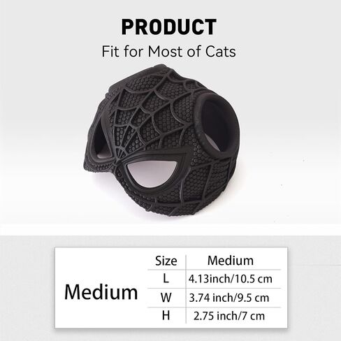 Devil Red Cat Mask: Bat-Inspired Halloween Cosplay Hat, Fun and Adorable Costume Accessory for Cats (Medium) in Saudi Arabia