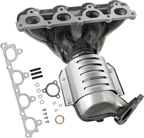 Catalytic Converter Compatible with Honda Civic 2014 2015 1.8L Front,Replace 641545, 674-302, 674302,18190R1BA00(EPA Compliant high flow catalytic converter exhaust manifold） in Kuwait