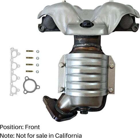 Catalytic Converter Compatible with Honda Civic 2014 2015 1.8L Front,Replace 641545, 674-302, 674302,18190R1BA00(EPA Compliant high flow catalytic converter exhaust manifold） in Kuwait