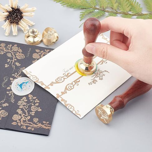 CRASPIRE Dragon Wax Seal Stamp Sword Vintage Sealing Wax Stamps Baroque Shield 30mm Retro Removable Brass Head with Wood Handle for Wedding Invitations Envelope Halloween Christmas Thanksgiving in Saudi Arabia