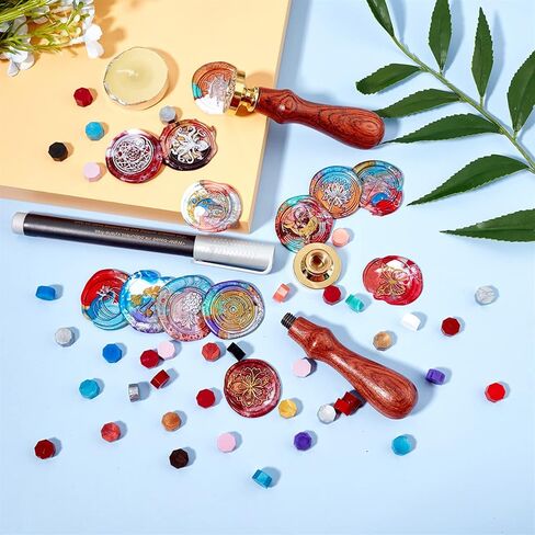 CRASPIRE Dragon Wax Seal Stamp Sword Vintage Sealing Wax Stamps Baroque Shield 30mm Retro Removable Brass Head with Wood Handle for Wedding Invitations Envelope Halloween Christmas Thanksgiving in Saudi Arabia