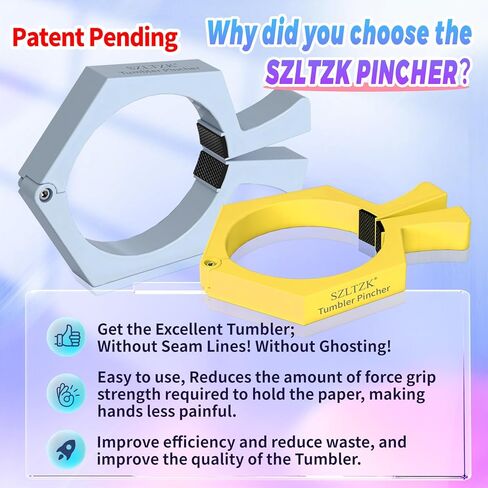 2 حزمة تسامي Tumblers قرصة ، مشبك بهلوان من أجل التسامي ، مهد الكأس لصياغة البهلوانات ، مشبك حامل كأس التسامي لكوب 20oz ، مشابك القدح لإمدادات Tumblers التسامي (Orange & Purple) in Kuwait